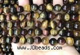 CTE2193 15.5 inches 10mm round mixed tiger eye beads wholesale