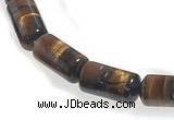 CTE28 16 inches 8*15mm column yellow tiger eye beads Wholesale