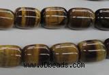 CTE329 15.5 inches 10*14mm drum yellow tiger eye gemstone beads