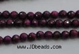 CTE471 15.5 inches 6mm faceted round red tiger eye beads wholesale