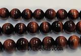 CTE84 15.5 inches 8mm round red tiger eye gemstone beads