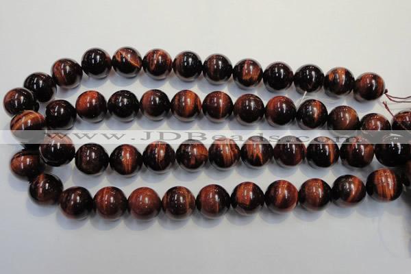 CTE88 15.5 inches 16mm round red tiger eye gemstone beads