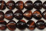 CTE890 15.5 inches 12*12mm heart red tiger eye beads wholesale