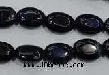 CTE951 15.5 inches 10*14mm oval dyed blue tiger eye beads wholesale