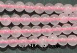 CTG07 15.5 inches 3mm round tiny rose quartz beads wholesale