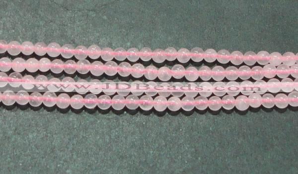 CTG07 15.5 inches 3mm round tiny rose quartz beads wholesale