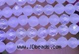 CTG1091 15.5 inches 2mm faceted round tiny quartz glass beads