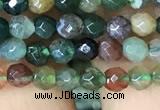 CTG1116 15.5 inches 3mm faceted round tiny Indian agate beads