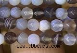 CTG1119 15.5 inches 3mm faceted round tiny Botswana agate beads