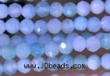 CTG1307 15.5 inches 2mm faceted round amazonite beads wholesale