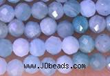 CTG1308 15.5 inches 3mm faceted round amazonite beads wholesale