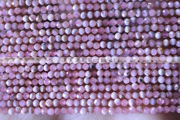 CTG1321 15.5 inches 2mm faceted round rhodochrosite beads wholesale