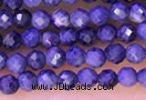 CTG1333 15.5 inches 2mm faceted round sapphire beads wholesale