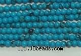 CTG144 15.5 inches 3mm round tiny blue turquoise beads wholesale