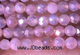 CTG1452 15.5 inches 2mm faceted round AB-color moonstone beads