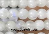 CTG1580 15.5 inches 4mm round white moonstone beads wholesale