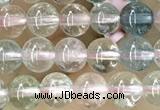 CTG1599 15.5 inches 4mm round morganite gemstone beads