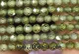 CTG2102 15 inches 2mm faceted round tiny quartz glass beads