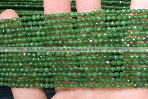 CTG2230 15 inches 2mm,3mm faceted round candy jade beads