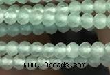 CTG2249 15 inches 2mm faceted round natural prehnite beads