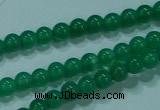 CTG23 15.5 inches 3mm round tiny green agate beads wholesale