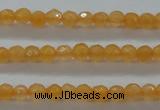 CTG407 15.5 inches 2mm faceted round tiny dyed candy jade beads