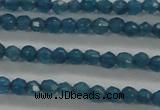 CTG410 15.5 inches 2mm faceted round tiny dyed candy jade beads