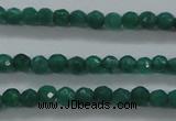 CTG414 15.5 inches 2mm faceted round tiny dyed candy jade beads