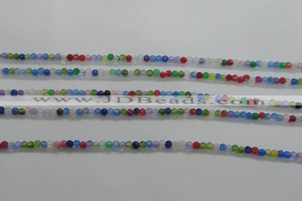 CTG436 15.5 inches 2mm round tiny dyed candy jade beads wholesale