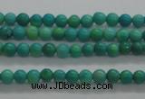 CTG440 15.5 inches 2mm round tiny natural turquoise beads wholesale