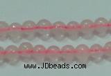 CTG49 15.5 inches 2mm round tiny rose quartz beads wholesale