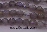 CTG509 15.5 inches 4mm faceted round tiny labradorite beads