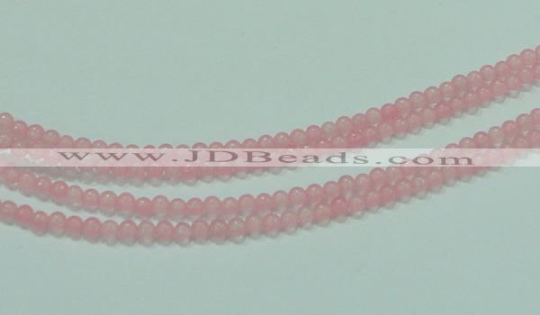 CTG60 15.5 inches 2mm round tiny dyed white jade beads wholesale