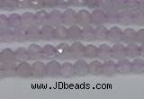 CTG622 15.5 inches 3mm faceted round lavender amethyst beads