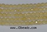 CTG623 15.5 inches 2mm faceted round citrine gemstone beads