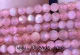 CTG715 15.5 inches 2mm faceted round tiny rhodochrosite beads