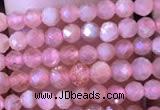 CTG716 15.5 inches 3mm faceted round tiny rhodochrosite beads