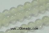 CTG79 15.5 inches 3mm round tiny white chalcedony beads wholesale