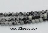 CTJ01 16 inches 4mm round black water jasper beads wholesale