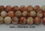 CTJ700 15.5 inches 4mm round red net jasper beads wholesale