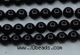 CTK01 15.5 inches 4mm round tektite gemstone beads wholesale