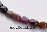 CTO07 5*8mm 15.5 inches freeform natural tourmaline beads