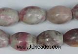 CTO217 15.5 inches 13*18mm rice pink tourmaline gemstone beads