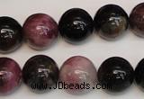 CTO361 15.5 inches 14mm round natural tourmaline gemstone beads