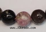 CTO362 15.5 inches 16mm round natural tourmaline gemstone beads