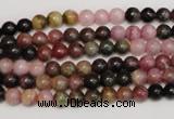 CTO371 15.5 inches 5mm round natural tourmaline gemstone beads