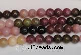 CTO372 15.5 inches 6mm round natural tourmaline gemstone beads