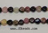 CTO39 15.5 inches 7*7mm heart natural tourmaline beads wholesale