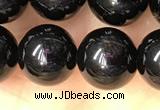 CTO703 15.5 inches 10mm round black tourmaline beads wholesale