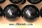 CTO704 15.5 inches 12mm round black tourmaline beads wholesale